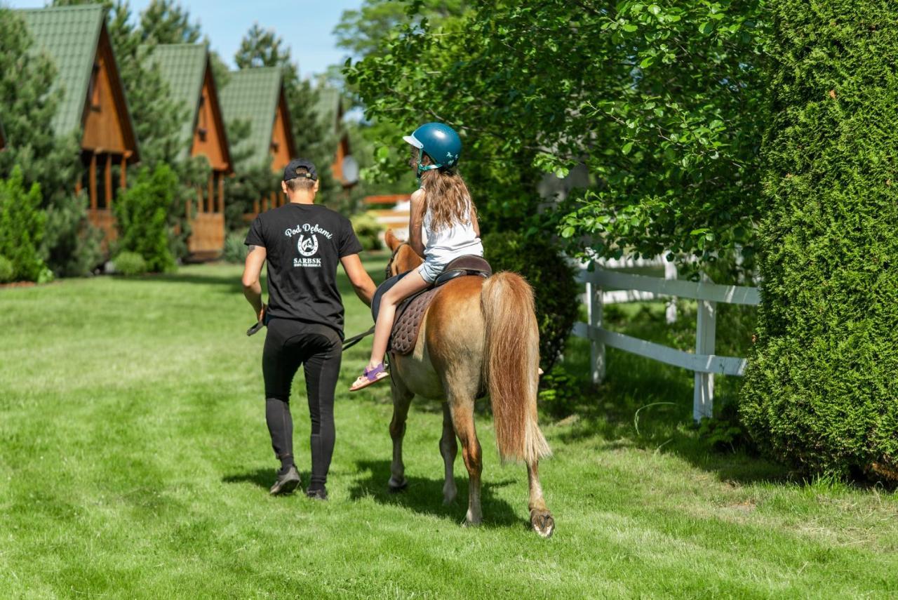 Pod Debami Domki ,Pokoje,Nauka Jazdy Konnej Sarbsk Obok Leby Exteriér fotografie